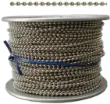 2.4mm Ball chain Nickel over brass 75m spool
