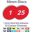 Picture of 50mm Plastic Self-Adhesive Discs